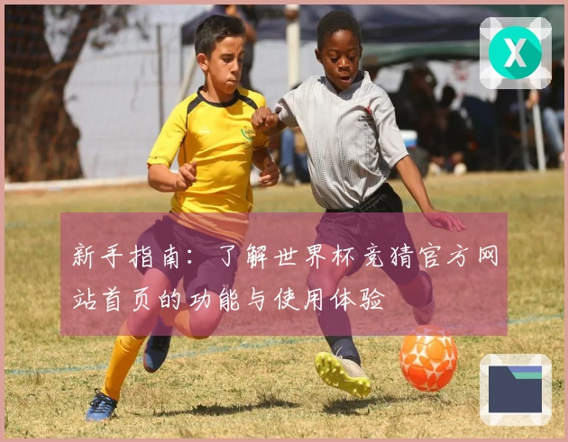 新手指南：了解世界杯竞猜官方网站首页的功能与使用体验