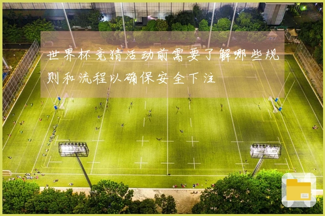 世界杯竞猜活动前需要了解哪些规则和流程以确保安全下注